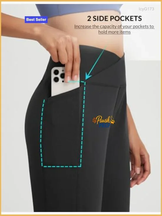 High Waisted Athletic Bermuda Shorts 14" Knee Length with Pockets Stretch - Picture 4 of 7